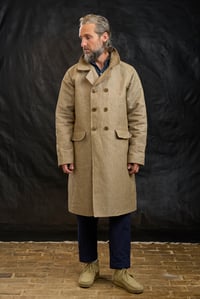 Image 19 of Raglan long Coat - Natural
