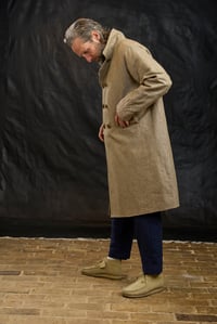 Image 20 of Raglan long Coat - Natural