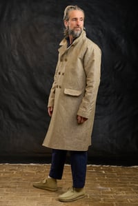 Image 21 of Raglan long Coat - Natural