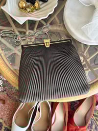 Image 2 of Vintage evening wedding handbag with long strap
