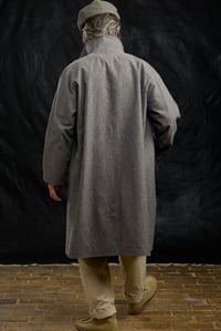 Image 22 of Raglan long Coat - Grey