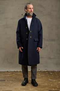 Image 5 of  Raglan long Coat - Japan Indigo