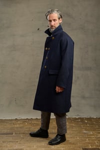 Image 6 of  Raglan long Coat - Japan Indigo