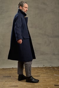 Image 7 of  Raglan long Coat - Japan Indigo