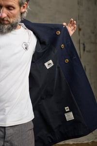 Image 11 of  Raglan long Coat - Japan Indigo