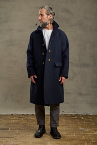 Image 4 of  Raglan long Coat - Japan Indigo