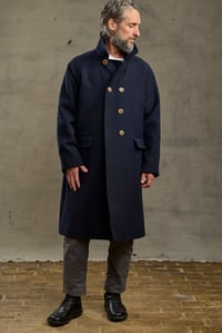 Image 12 of  Raglan long Coat - Japan Indigo
