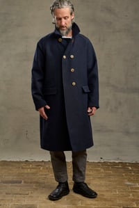 Image 3 of  Raglan long Coat - Japan Indigo