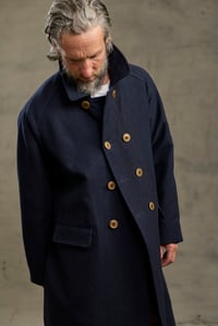Image 13 of  Raglan long Coat - Japan Indigo