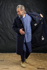 Image 21 of  Raglan long Coat - Japan Indigo