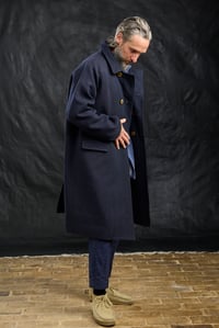 Image 19 of  Raglan long Coat - Japan Indigo
