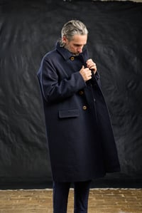 Image 18 of  Raglan long Coat - Japan Indigo