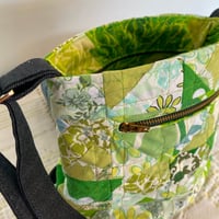 Image 4 of Vivid Patch Handmade Shoulder Bag Upcycled Vintage Fabrics & Denim