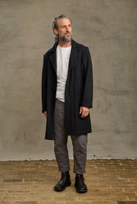 Image 2 of Manufacturing Coat - Black wool 