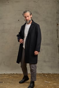 Image 5 of Manufacturing Coat - Black wool 