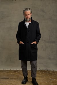 Image 1 of Manufacturing Coat - Black wool 