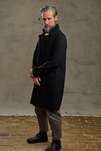 Image 13 of Manufacturing Coat - Black wool 