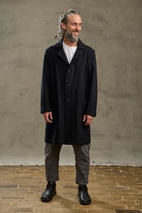 Image 3 of Manufacturing Coat - Black wool 