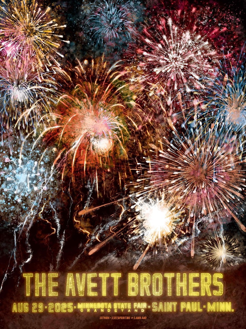 The Avett Brothers (Minnesota State Fair, St. Paul, MN) • Official Poster (18" x 24")