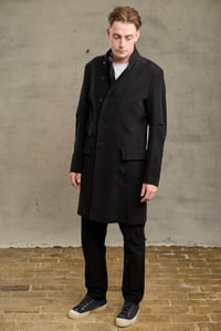 Image 8 of East End Moleskin Coat - Black 