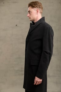 Image 12 of East End Moleskin Coat - Black 