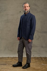 Image 2 of Chinwest wool Jacket - Navy Japanese £530.00