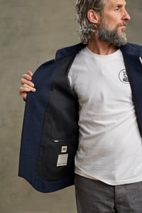 Image 6 of Chinwest wool Jacket - Navy Japanese £530.00