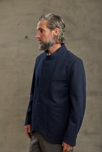 Image 12 of Chinwest wool Jacket - Navy Japanese £530.00