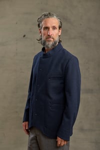 Image 1 of Chinwest wool Jacket - Navy Japanese £530.00