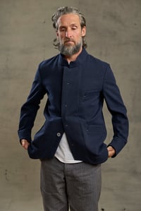 Image 14 of Chinwest wool Jacket - Navy Japanese £530.00