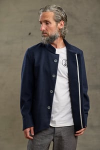 Image 15 of Chinwest wool Jacket - Navy Japanese £530.00