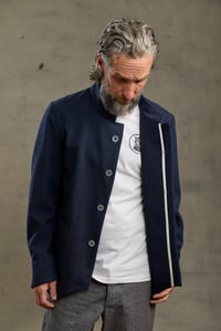 Image 16 of Chinwest wool Jacket - Navy Japanese £530.00