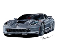 Image 2 of 'Black Framed' Corvette 