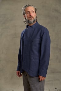 Image 5 of  Chinwest wool Jacket - Navy with Red stripe £530.00