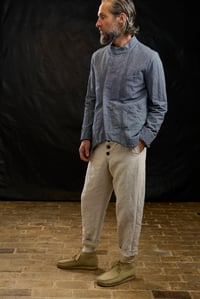 Image 11 of  Chinwest Jacket - Washed Blue Herringbone