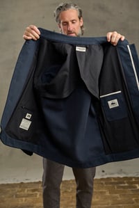 Image 12 of Chinwest Jacket - Navy twill