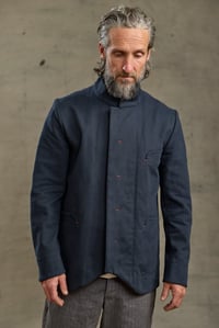Image 4 of Chinwest Jacket - Navy twill