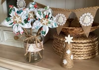 Image 1 of Small White Rustic Christmas Tree - 18cm 