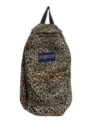 Image 2 of Jansport Cheetah Print Fur Backpack