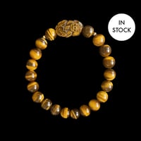 Image 1 of Tigers Eye Energy Bracelet Pixiu (Attracting Riches)
