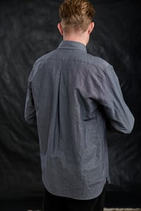 Image 14 of Huegnoit Shirt - Blue Grey cotton 