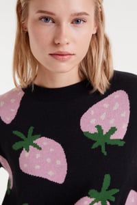 Image 4 of JERSEY DE PUNTO JACQUARD CON ESTAMPADO MORANGO