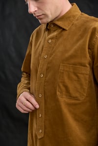 Image 5 of Huegnoit Shirt - Tan Corduroy 