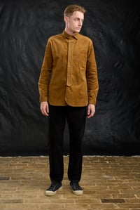 Image 8 of Huegnoit Shirt - Tan Corduroy 