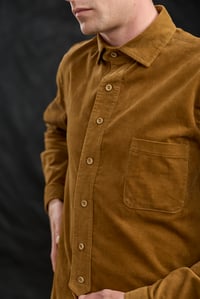 Image 15 of Huegnoit Shirt - Tan Corduroy 