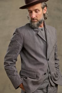 Image 2 of  Twist Jacket - Italian Grey Stripe 