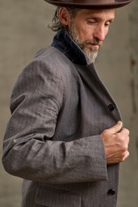 Image 9 of  Twist Jacket - Italian Grey Stripe 