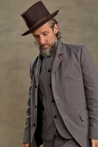 Image 21 of  Twist Jacket - Italian Grey Stripe 