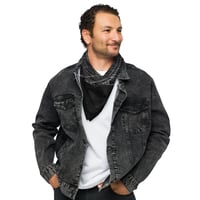 Image 1 of Bandana Black Twilight Web