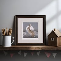 Image 1 of MOONLIGHT HARE ART PRINT